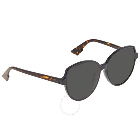 Dior Brown Gray Ladies Sunglasses DIORONDE2 TAO/NR 58